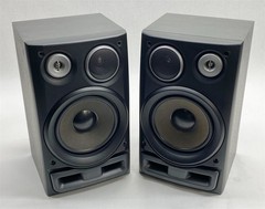 AIWA SX-Z26 Twin Duct 3-Way Reflect Speaker System Pair *Missing Grills*