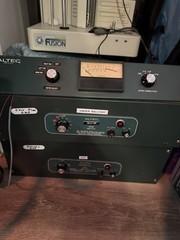 ALTEC vintage Audio Gear Lot 1593B, 1594B Power Amps. 1552a Meter Panel TESTED