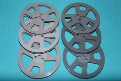 1 (one) 7-in Plastic Take-Up Reel for Reel to Reel Machines Empty No Tape Used