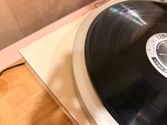 Technics SP-25 DD Turntable w/plinth and Syntec S-220 Piezo PU-420 Tonearm