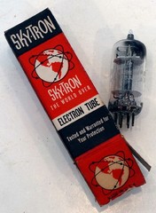 Vintage SKY-TRON 6AT6 Ham Radio Amplifier VACUUM ELECTRON TUBE