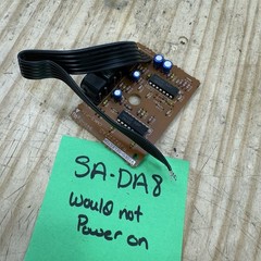 Technics SA-DA8 SA-DA10 Parts READ DESC – S-Video Switching Board