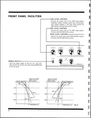 Pioneer SF-850 Electronic Crossover Network Owners Manual