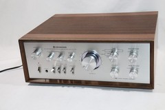 Kenwood DC Stereo Integrated Amplifier KA-7100 with Wood Case