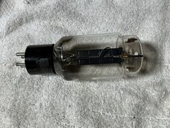 1956 UNITED USAF-596 RECTIFIER TUBE NOS BLACK PLATE 5U4G WE 274B 5U4 5AR4 GZ34