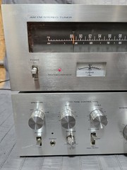 Vintage Kenwood KA-3500+KT-5300, 40W AM/FM Combo 1977 Cleaned Works Well