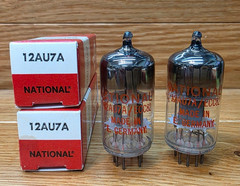 2- RFT 12AU7A ECC82 Vacuum Tubes Tested NOS/NIB Matched Pair Germany