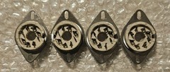 JAN 5R4WGA 5R4WGB Tube Pair Potato Masher Untested + (4) New Ceramic Sockets Lot