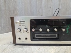 Vintage 1976 Pioneer H-R9000 8-Track Receiver Teal Glow / Wood – Tested Working