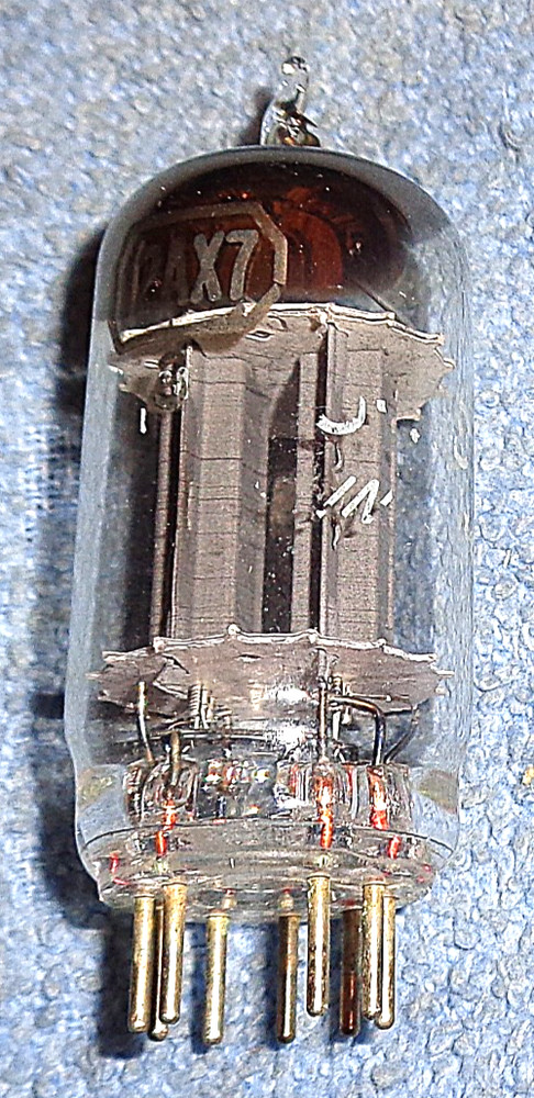 1 Tung-Sol 12AX7 Vacuum Tube – 1960’s Vintage ECC83 Audio Twin Triode