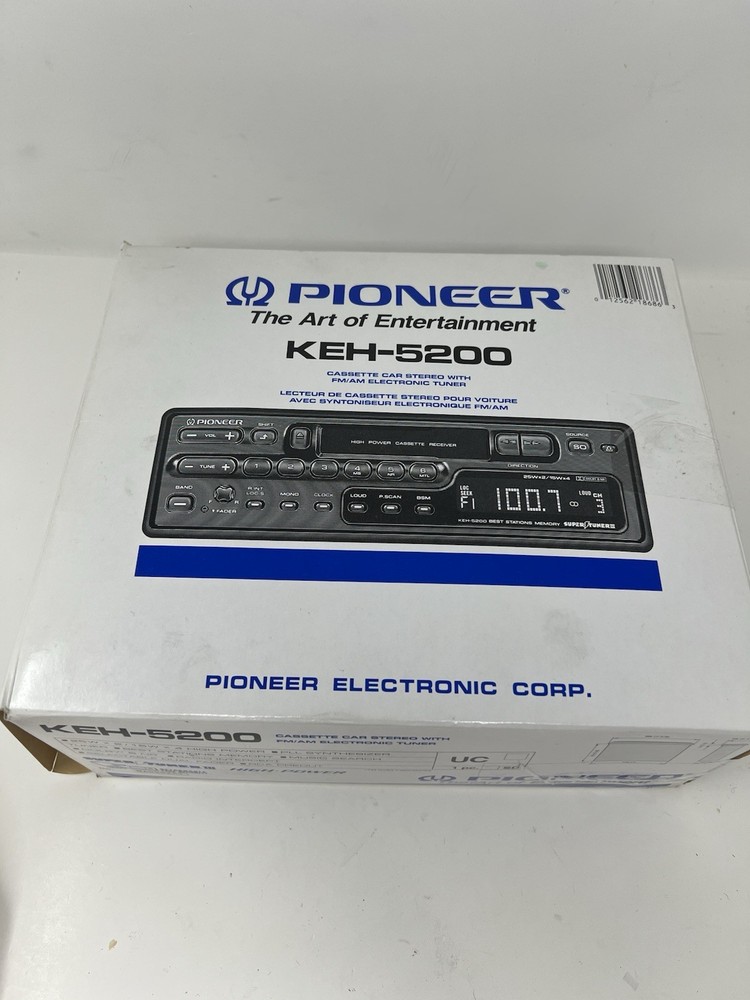 Pioneer KEH-5200 Cassette Car Stereo FM/AM Electronic Tuner NEW OPEN BOX RARE