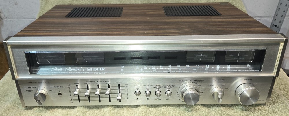 Vintage 1970s Fisher RS-2004A AM/FM Stereo Receiver 45W/C into 8Ω – Parts