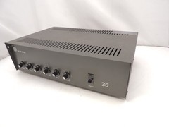 Vintage 80′ Dukane 35 PA Amplifier 2 Mic Aux 4/8/16Ω 25V/70V Excellent 1A1335