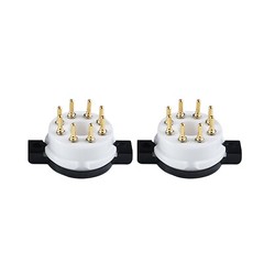 1pcs Amptata 8pin Tube Socket Octal Gold EL34 6SN7 KT88 5U4G 274B 6L6 5AR4 6V6