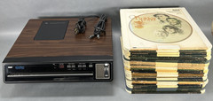 RCA CED SelectaVision Video Disc Player SGT 100 W – WORKS ; W/31 Movie Discs
