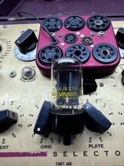 Mullard /Sylvania GZ34 5AR4 Rectifier Tube f32 B3A5. Recently Cal.Hickok Tested.