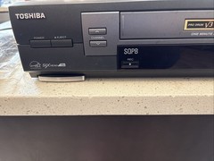 Rare Toshiba W-707 VCR VHS Recorder Player Series Six Head W/ Remote