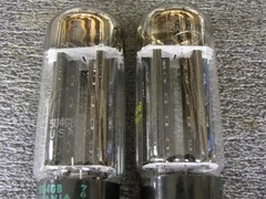 Sylvania 5U4GB / 5AS4A Rectifier Tubes …….NOS…..Pair of Black Plates
