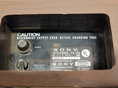 Vintage Sony Solid State TC-355 Stereo Reel-To-Reel PARTS As Is