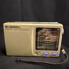 5G Bell & Howell Fm/mw/sw 9 Band World Receiver Radio Portable Working