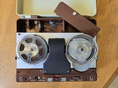 VTG. JAGUAR Reel-to Reel Tape Recorder Player 1960s “For Parts Only/Repair”