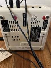 Magnavox 4.5″ Screen Black White Analog BH 3907 Vintage Portable VHF UHF 1988