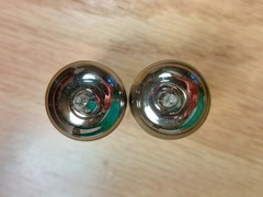 Pair of Marconi 12AX7 ECC83 Silver Plate Vacuum Tubes