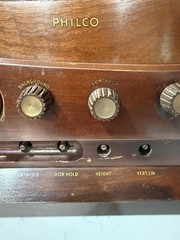 Vintage Philco 48-1001 Tube Television 1948 TV Antique CRT Restoration Project
