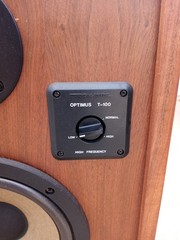 Vintage Realistic Optimus T-100 Speakers Tested And Working Read Description
