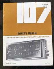 McIntosh MQ107 Environmental Equalizer Owners Manual *Original*