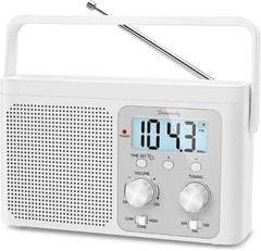 DreamSky AM FM Radio Portable – Shortwave Radio Battery Powered or Plug in Wall
