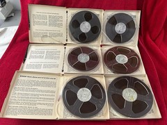 6 SCOTCH 7 “ Blank Reel To Reel Tapes used all With Scotch Leaders Wrong reels
