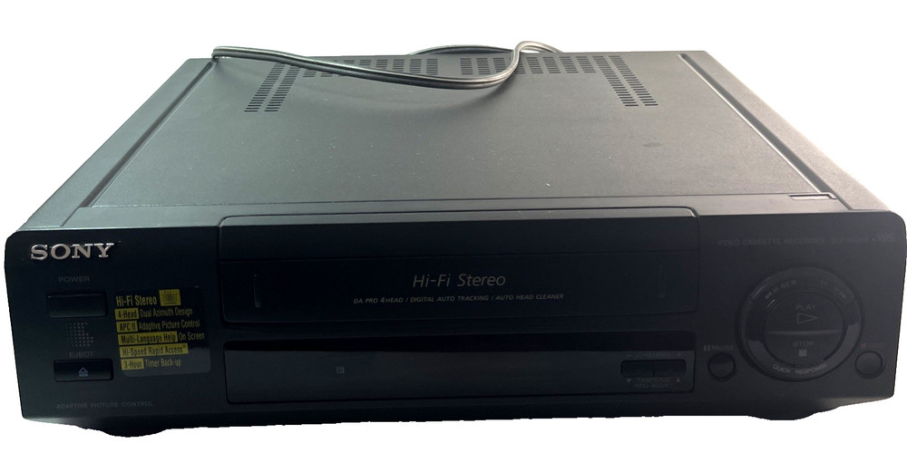 Sony SLV-660HF VCR VHS Player Video Cassette Recorder No Remote Tested Works!
