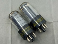 (2) Westinghouse 5Y3GT Rectifier Tubes Black Plates Tests Strong TV-7B/U