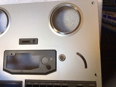 TEAC X-300R Reel to Reel Recorder FRONT PLASTIC PANEL ASSEMBLY.
