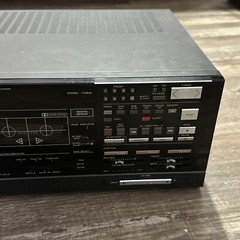 Mitsubishi DA-L90 Stereo Reciever 7 Cassette Autochanger No Remote Untested
