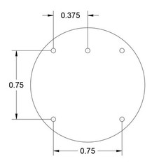 Capacitor Adapter 3/4″ Square Tek Tektronix TM501 Power Supply Recap (x3)
