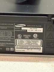 Samsung DVD-V9700 DVD VCR Combo Player VHS HDMI 1080p Up-Scaling Tested/Working