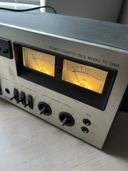Toshiba PC-2460 Stereo Cassette Deck -Tested Working Vintage Japan