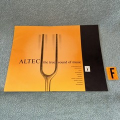 Vintage Altec Catalog Finished Cabinet & Floor Speakers Stereo Equipment LOC F