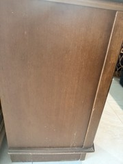 Vintage Sears Silvertone Wood Stereo Console Record Player Radio – Mid Century