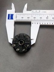 AMPHENOL Loctal Tube Socket & Clip Black Bakelite for 7N7 8 Pin Quan. Available