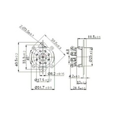 4pcs Octal socket, 8pin tube socket, for KT88, EL34
