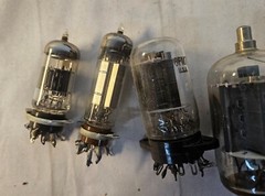 Lot of 11 Old Radio Vacuum Tubes UNTESTED UNKNOWN Condition