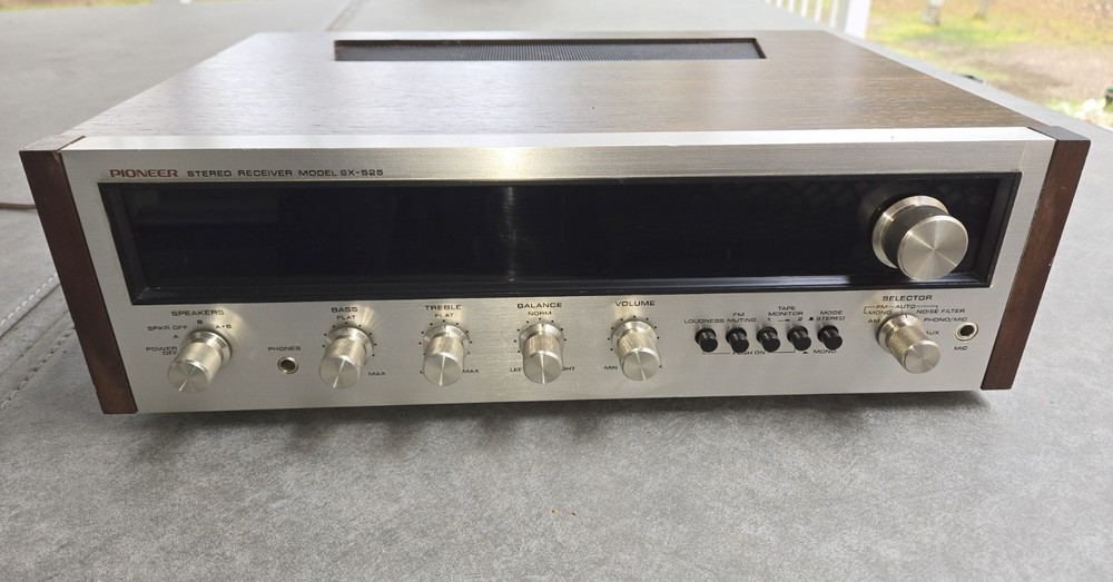 Vintage Pioneer SX-525 Stereo Receiver Wont Power On Parts or Repair Fuse Good