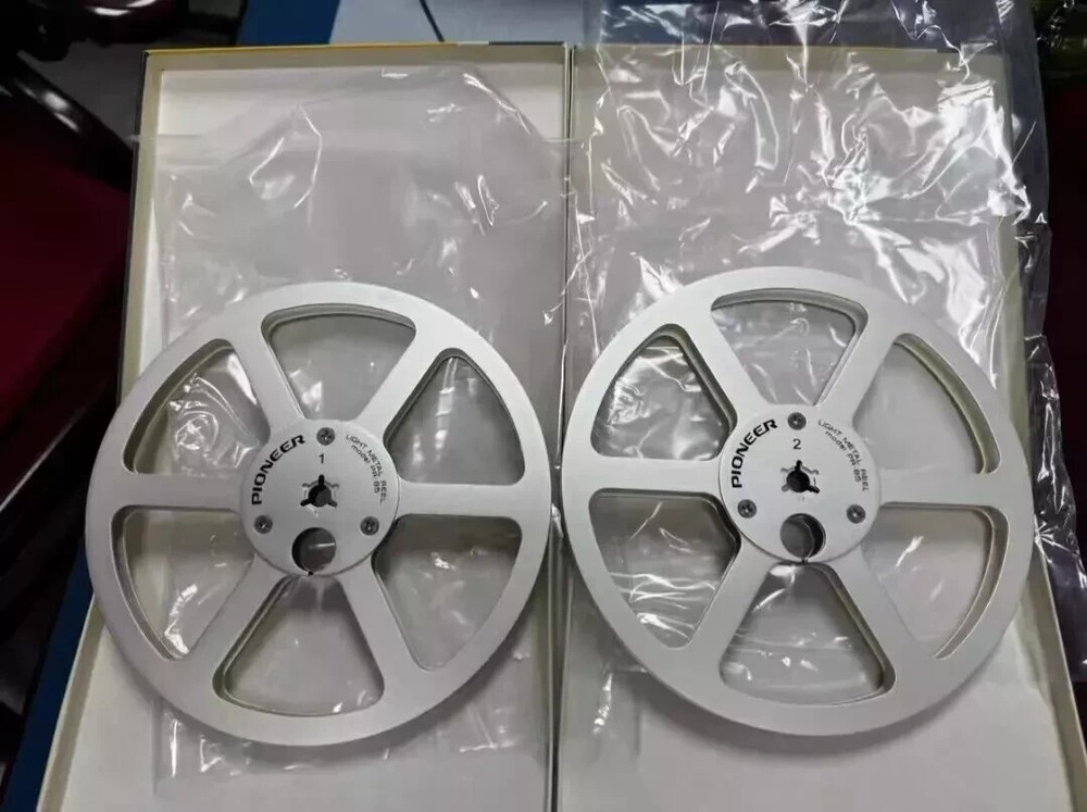 7 Inch Metal Reels Aluminum Pair For Pioneer Reel To Reel RT-707