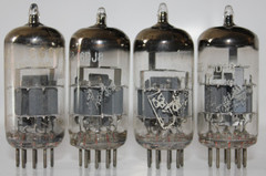 4 X Amperex Bugle Boy 6DJ8 / ECC88 tubes, made in Holland, Tested Excellent (43)