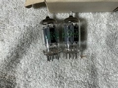 Close Matched Pair 12AX7 Sylvania ECC83 Tubes Gray Plate 1960’s TESTED NOS TV-7