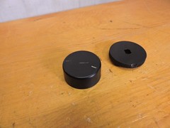 NAD 6040 Cassette Deck Part – Left Right record level knobs