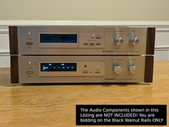 3 SETS! Black Walnut Rails Pioneer RG-2 RG-60 RG-70 RG-9 SR-303 SR-60 SR-70 SR-9